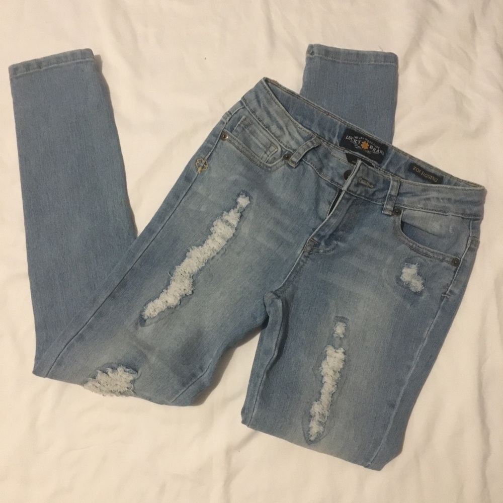Lucky Brand girl jeans size 10
